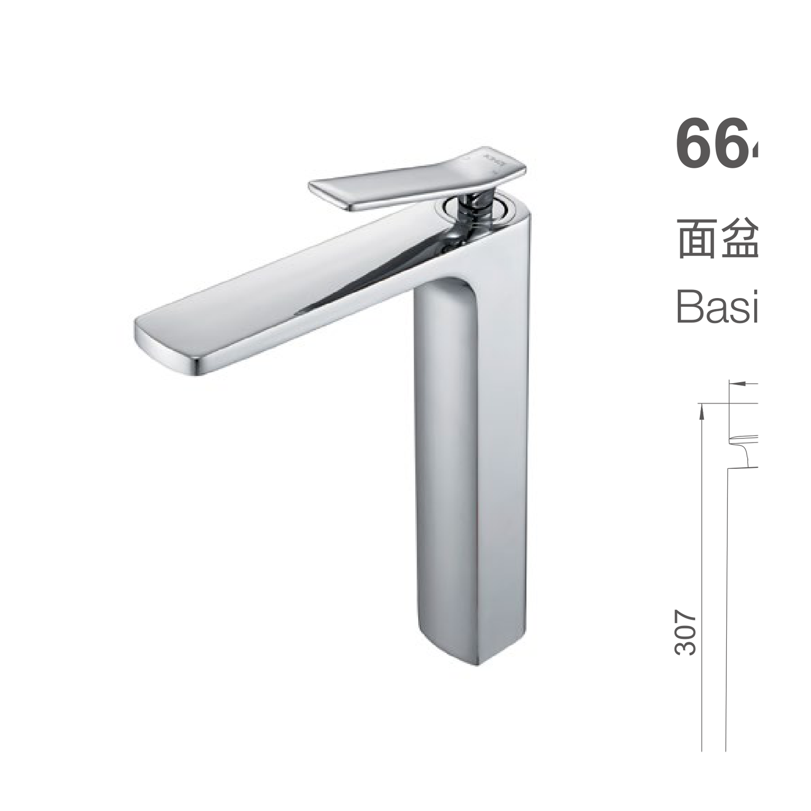 LD-66402 LANGDENG Single-Hole Basin Faucet LD-66402