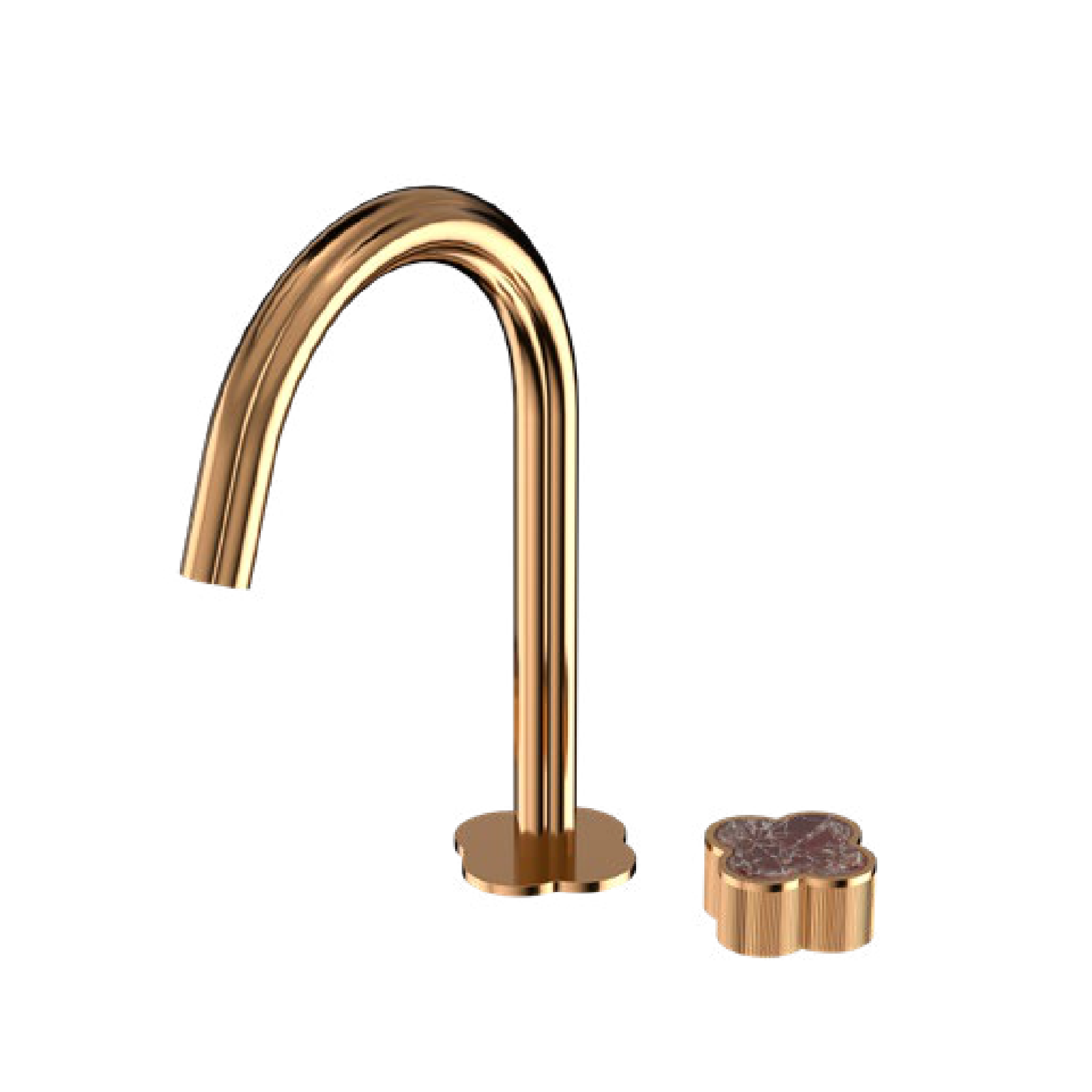 LD-67604 LANGDENG Flora Series Wall-Mount Bathroom Faucet LD-67604
