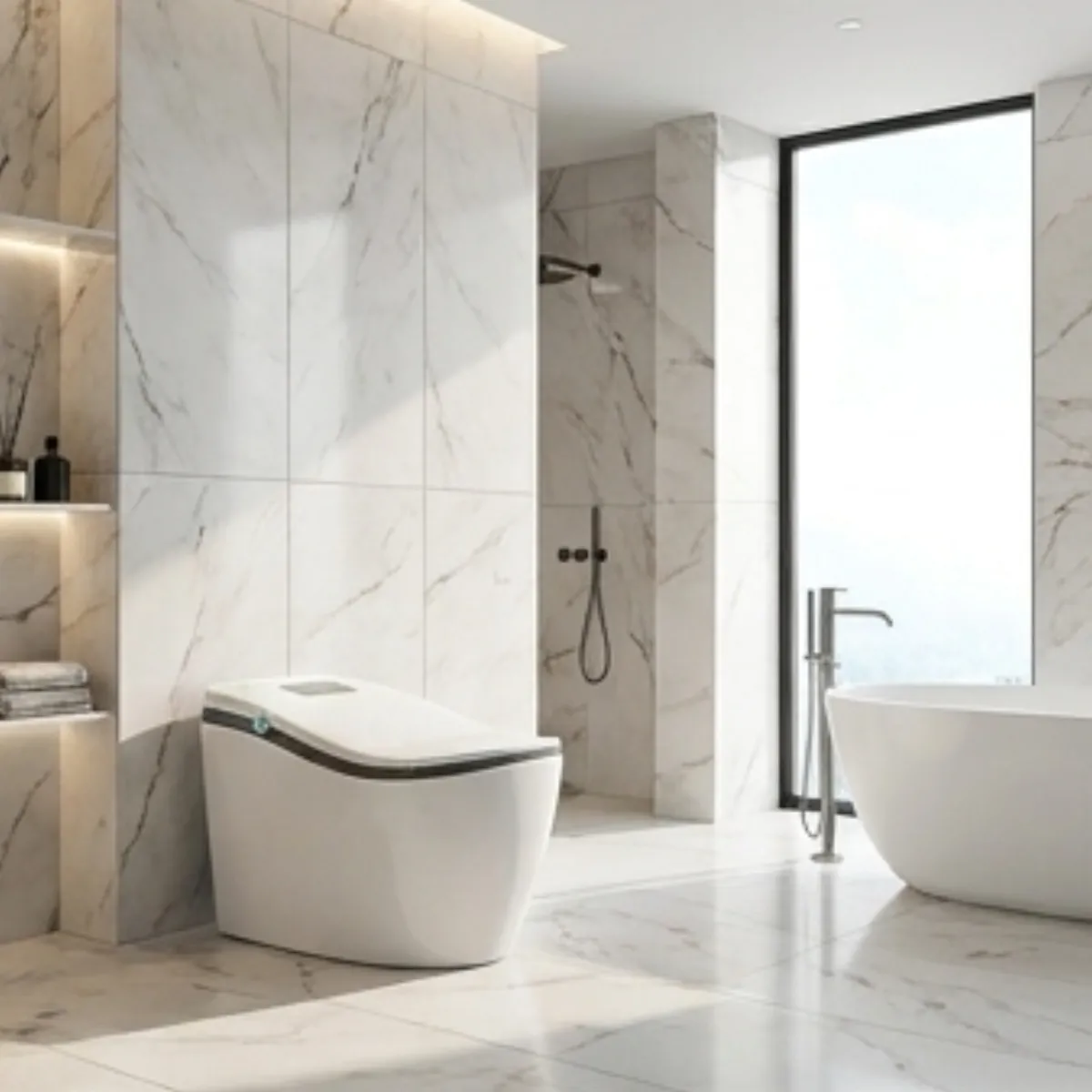 Smart One-Piece Toilet (Yacht Series) - LANGDENG LD-YT001