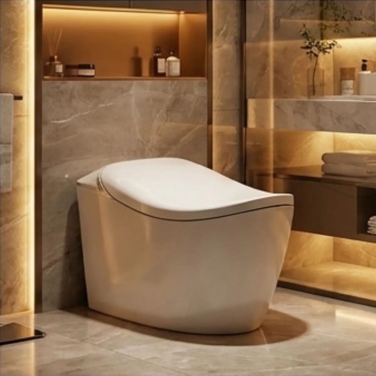 Smart One-Piece Toilet (Yacht Series) - LANGDENG LD-YT002