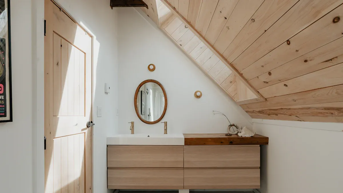 How to Organize a Small Bathroom with Multi-Functional Cabinets