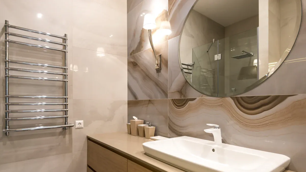 ​How to Spot High vs. Low-Quality PVC Vanities (Density and Finish are Key)​​